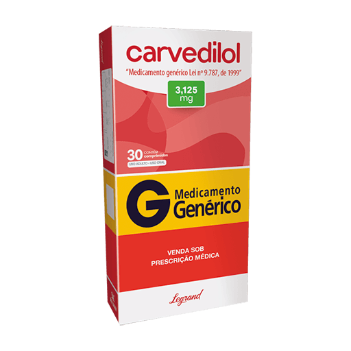 Carvedilol 3 125mg 30cprs leg g 