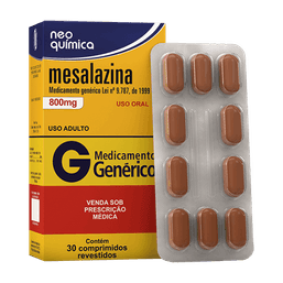 MESALAZINA 800MG 30 CPRS - NEO (G)