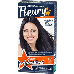 Tintura Fleury 1.7 Preto Azulado 75Ml