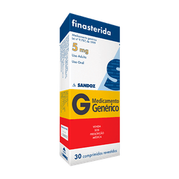 FINASTERIDA 5MG 30 CPRS - SAND (G)