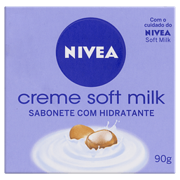 Nivea Sabonete Soft Milk 90G @