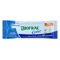 Biofral Toalha Umed Flowpack  40 Und @