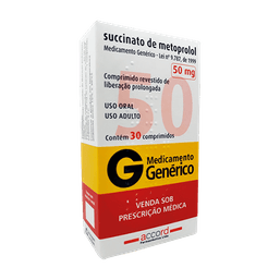 SUCC METOPROLOL XR 50MG 30 CPRS - NEOQ (G)