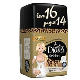 Absorvente Diana Fashion Suave C/Abas L16 P14 @