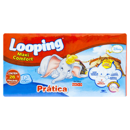 Looping Fralda Pratica P 26Fr