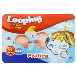 Looping Fralda Pratica Xxg 12Fr