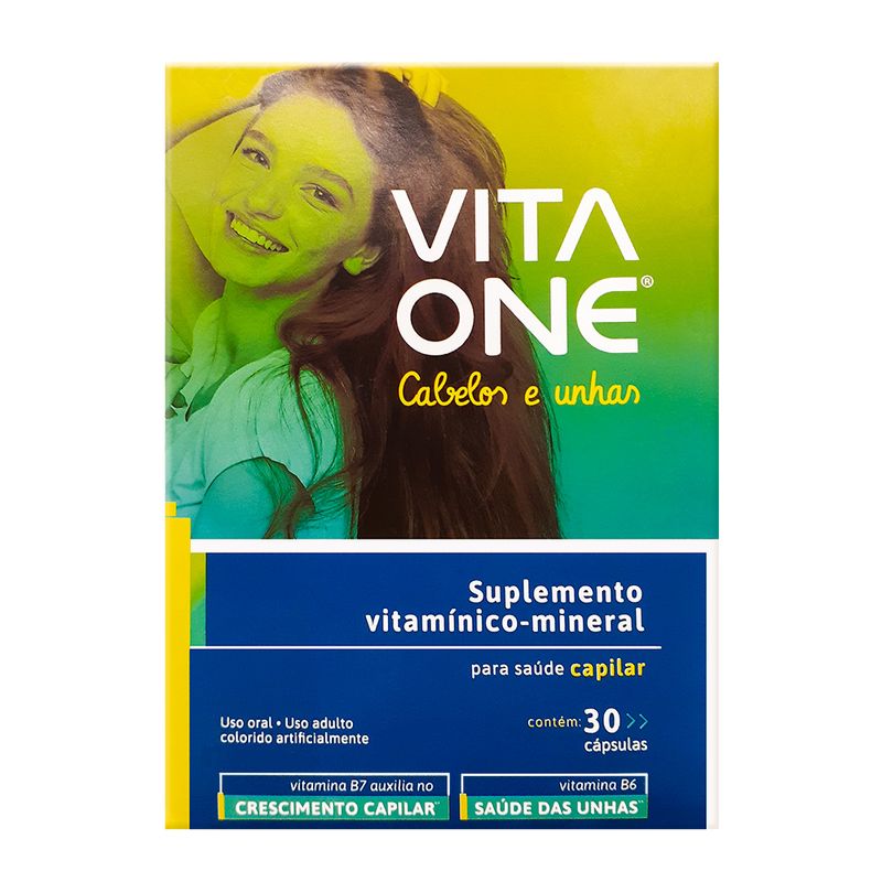 VITAONE VITAMINA P/CABELOS E UNHAS 30 CAPS