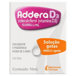 ADDERA D3 400UI GTS 10ML