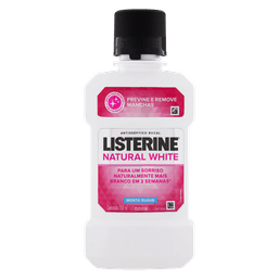 LISTERINE NATURAL WHITE 250ML @