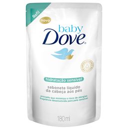 Sabonete Dove Baby Hidratante Sensivel Refil 180Ml @