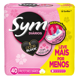 Absorvente Sym Protetor Diario C/Frag C/40
