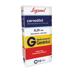 Carvedilol 6,25Mg 15 Cprs - Leg (G)