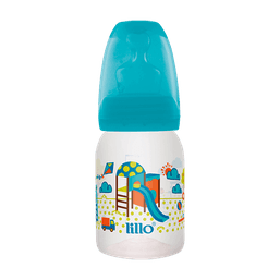 Lillo Mamadeira Divertida 120Ml Sil Azul - 614021