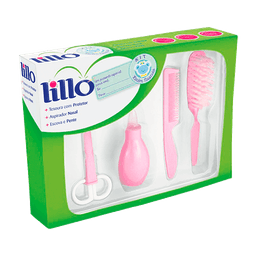 LILLO KIT RECEM NASCIDO HIGIENE ROSA 605831@
