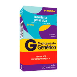 Losartana Potassica 100Mg 30Cprs - Merk (G)