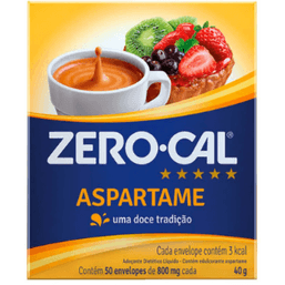 Adoçante Zero Cal Aspartame 40G 50Un @