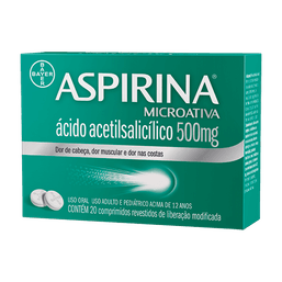 ASPIRINA MICROATIVA 500MG 20 CPRS
