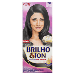 Tintura Brilho E Ton Kit 2.0 Preto Luxo@