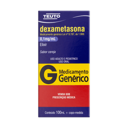 DEXAMETASONA 0,1MG ELIX 100ML - TEU (G)
