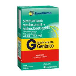 OLMESARTANA+MEDOX+HCT 40/12,5MG 30 CAPS - EUR(G)