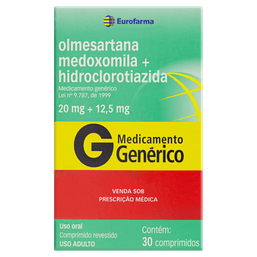 OLMESARTANA+MEDOX+HCT 20/12,5MG 30 CAPS - EUR(G) @