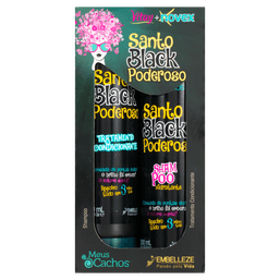 Novex Meus Cachos Santo Black  Kit Sh+Condicionador 300Ml @