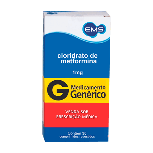 CLO METFORMINA 1G XR 30 CPRS - EMS(G)