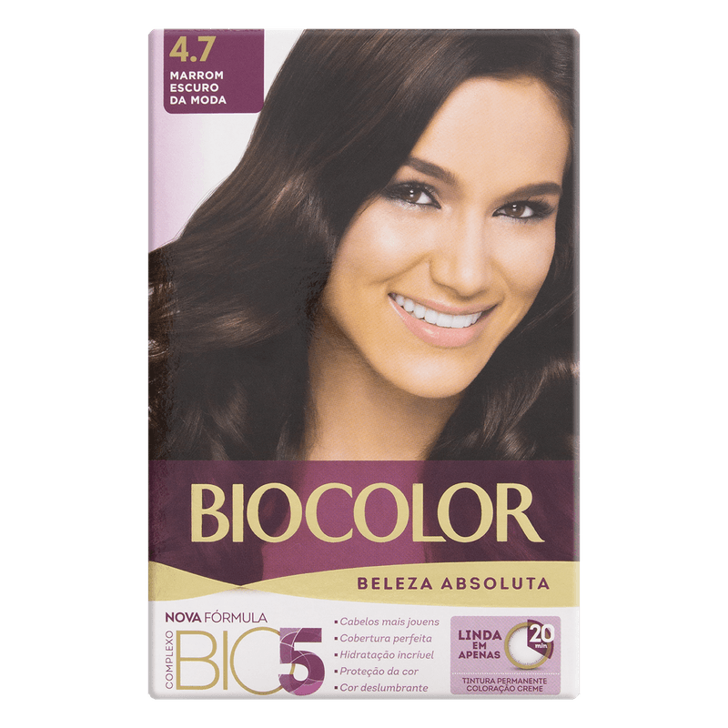 TINT BIOCOLOR MARRON ESCURO 4.7