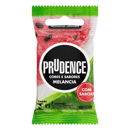 PRESER PRUDENCE CORES SABORES MELANCIA C/3