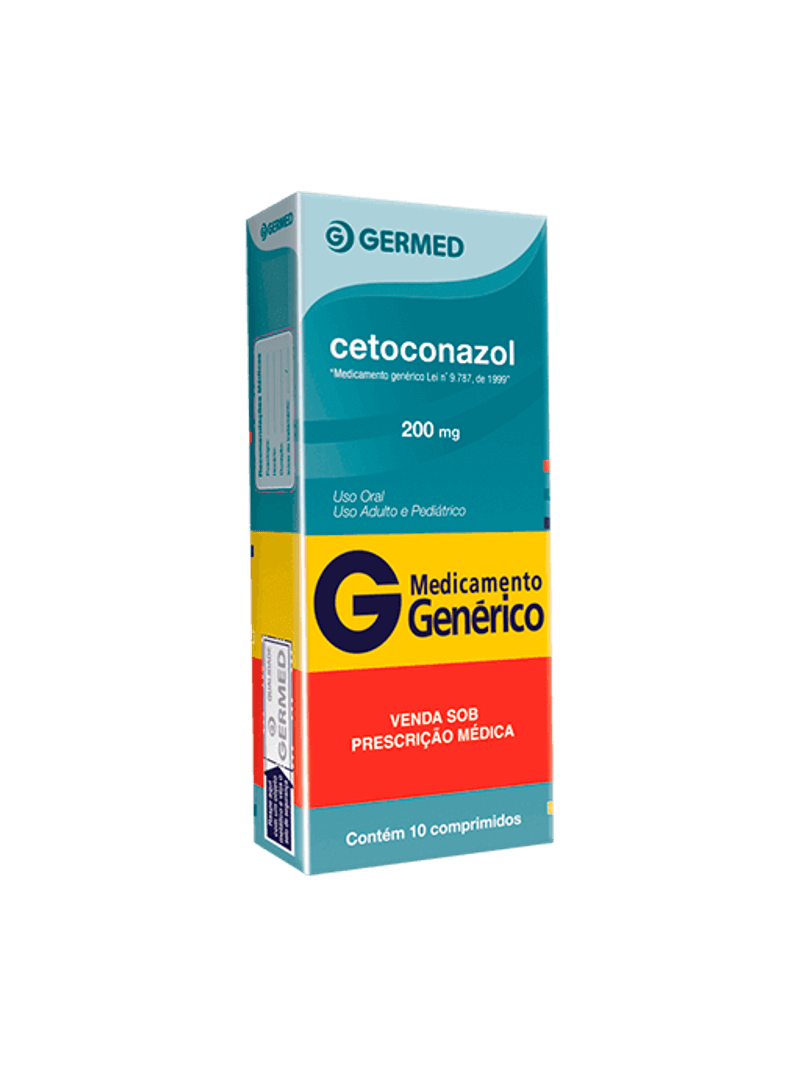 Cetoconazol 200mg Genérico Cimed 10 Comprimidos - Drogarias Pacheco