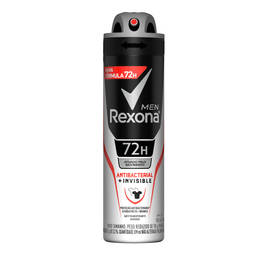 Desodorante Rexona Aerosol Men Antibacterial Invisible 150ml