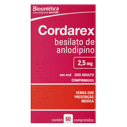CORDAREX 2,5MG 60CPRS