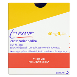 CLEXANE SAFETY LOCK 40MG/0,4ML 10 UNDS FC