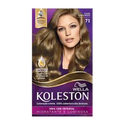 Tintura Koles Kit Louro Cinza Medio 71 - Novo