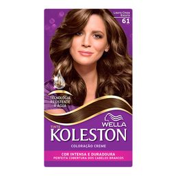 Tintura Koles Kit Louro Cinza Escuro 61 - Novo