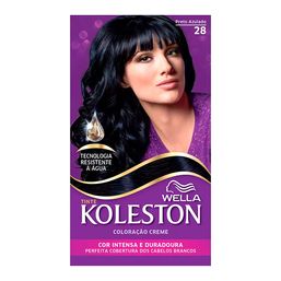 Tintura Koles Kit Preto Azulado 28 - Novo