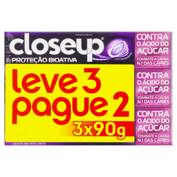 Creme Dental Close Up Bioactiva Protetor 90G Lv3 Pg2@