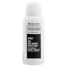 Desodorante Axe Aerosol Urban Black White Branco Comp 62G @