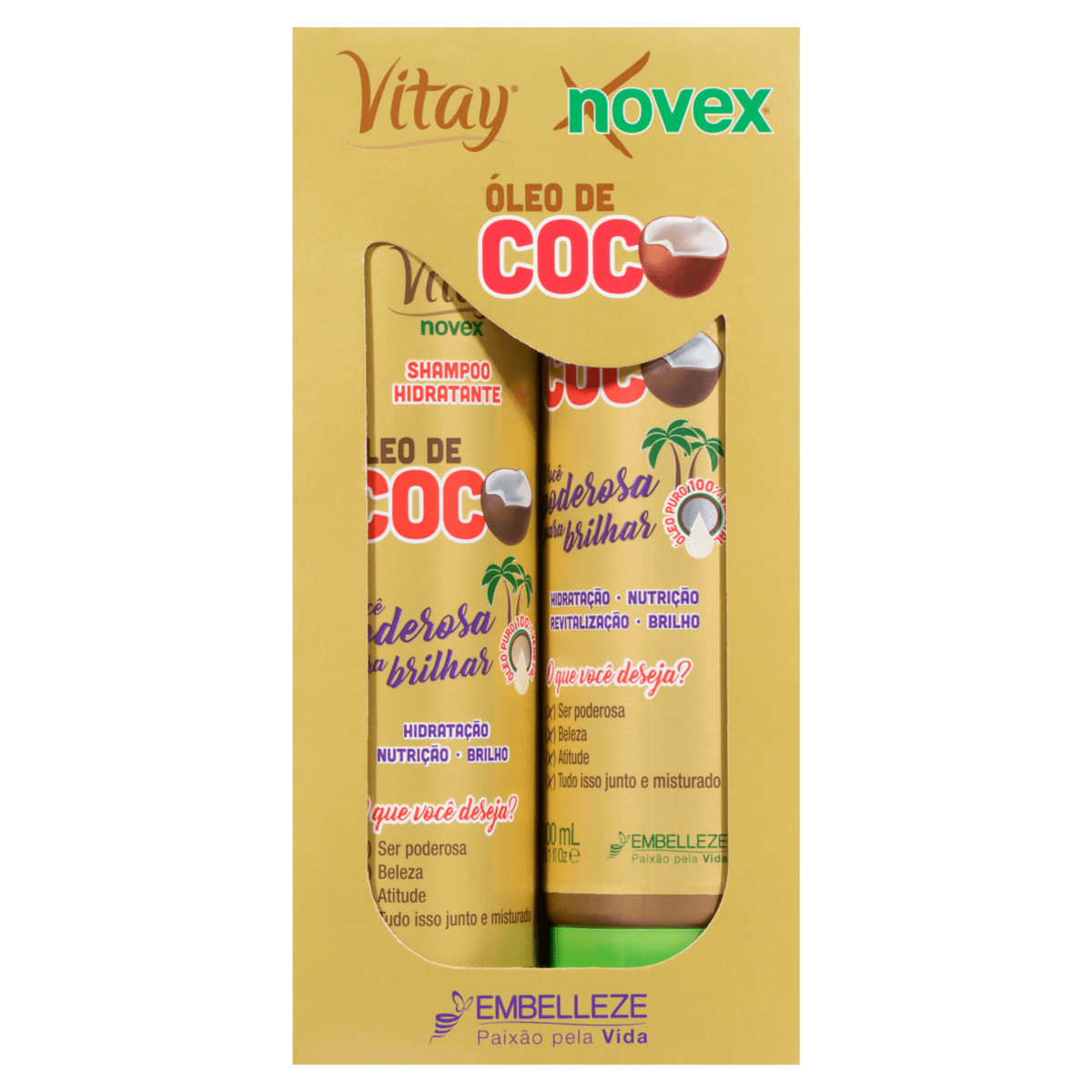 NOVEX OLEO DE COCO SH+COND 300ML