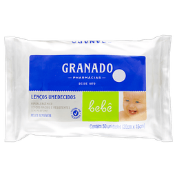 GRANADO BEBE PELE SENSIVEL LENCO UMED C/50@