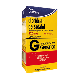 CLO SOTALOL 120MG 30CPRS - NEO(G)
