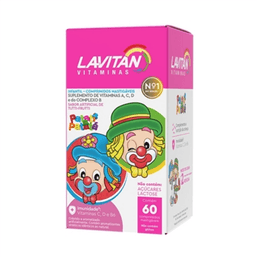LAVITAN KIDS TUTTI FRUT 60 CPRS MASTIGAVEIS