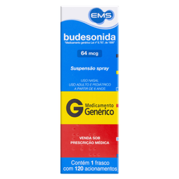BUDESONIDA 64MCG SPRAY NASAL 120 DOSES - EMS(G)