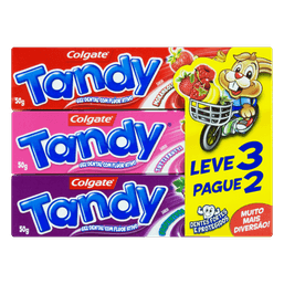 COLGATE CR DENTAL TANDY SORTIDO LV3 PG2 50G