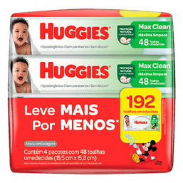 LENCOS UMED HUGGIES CLASSIC C/48 LV4 PG3