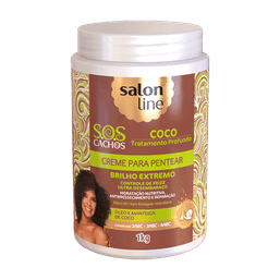 Cr Pentear Salon Line Sos Cachos Oleo Coco 1Kg