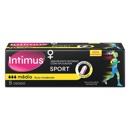 Intimus Absor Sport Interno Medio C/8