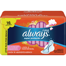 Absor Always C/Abas Suave P C/16