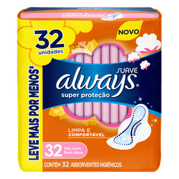 Absor Always C/Abas Suave P C/32