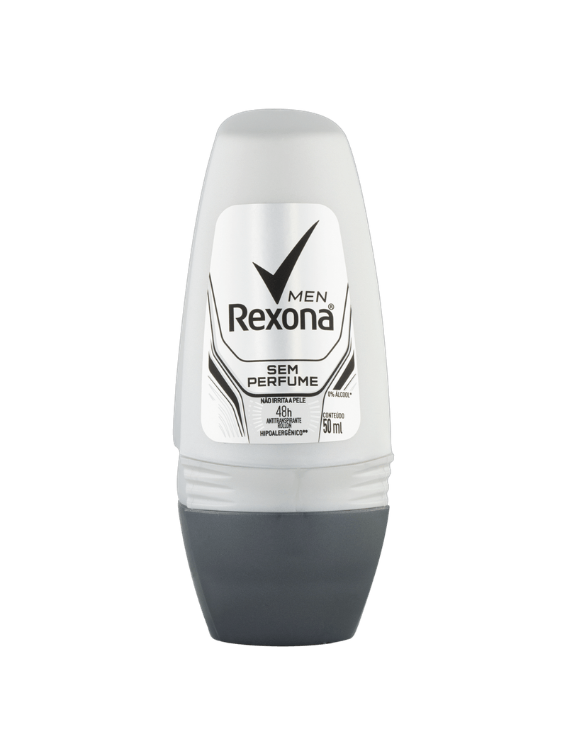 Desodarante Rexona Roll-On Sem Perfume 50 Ml – Brasil Eu Quero!